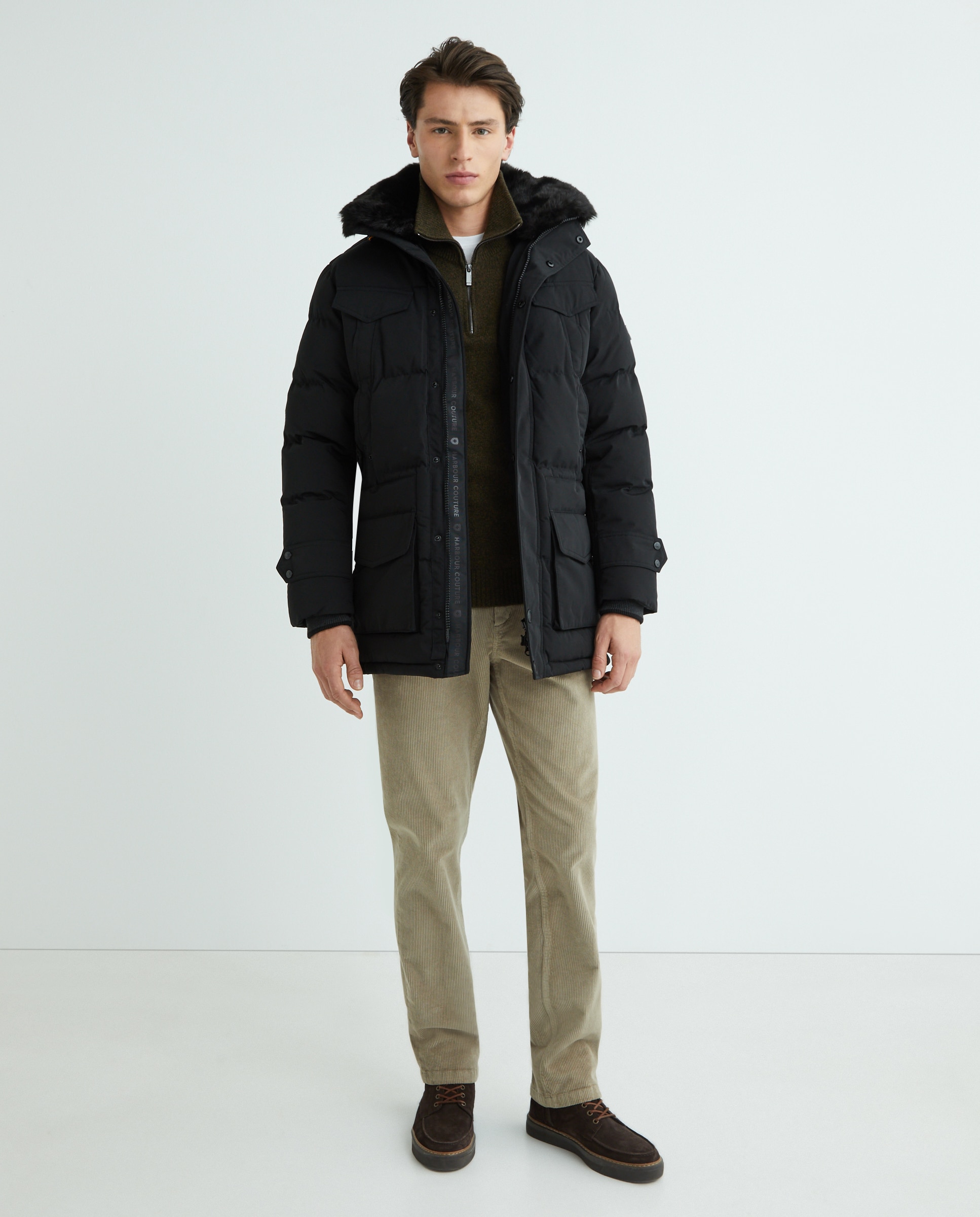 Parka Acolchoada Seamaster Preto-2