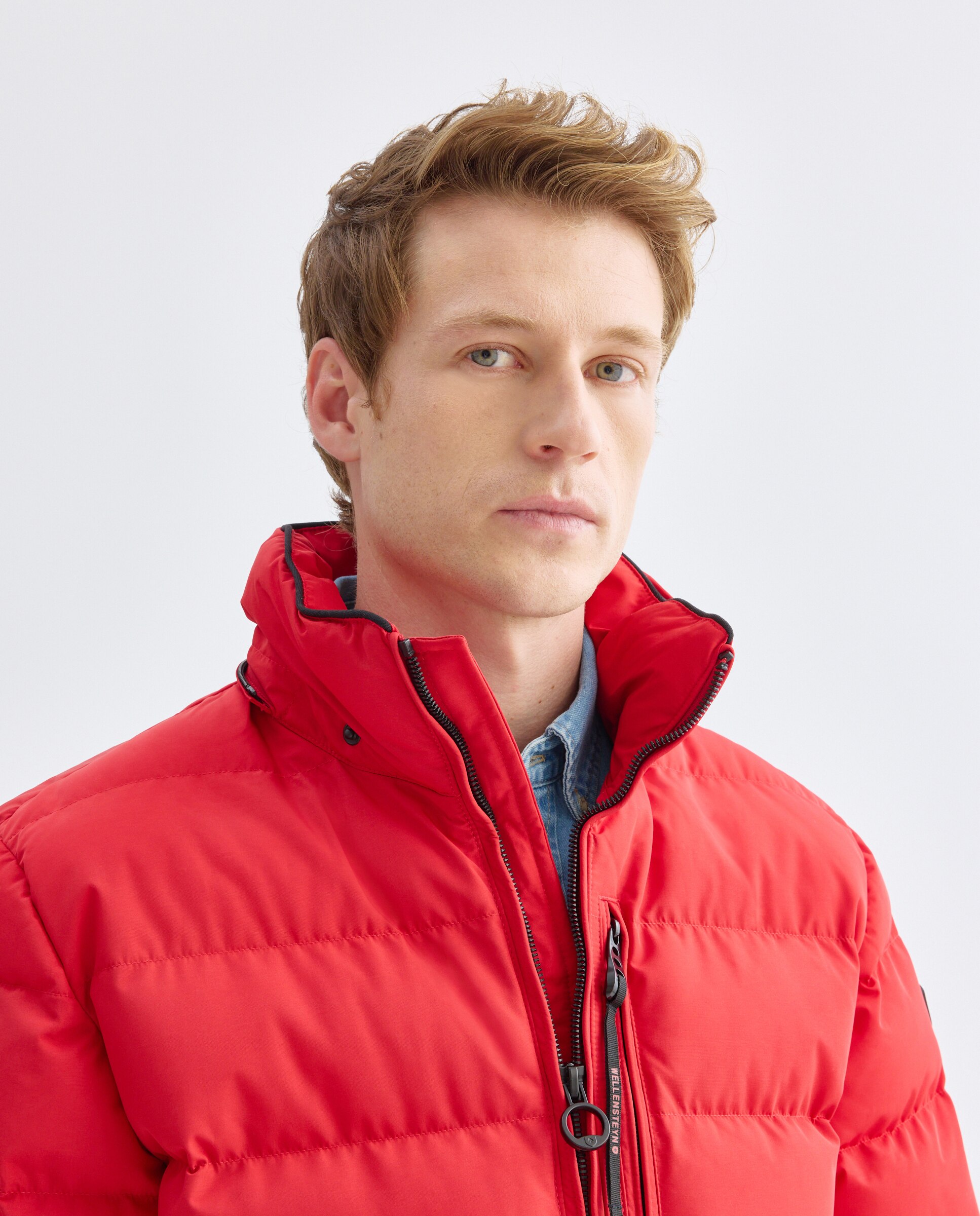 Parka de hombre acolchada con capucha desmontable - Wellensteyn - Rojo Rojo-3