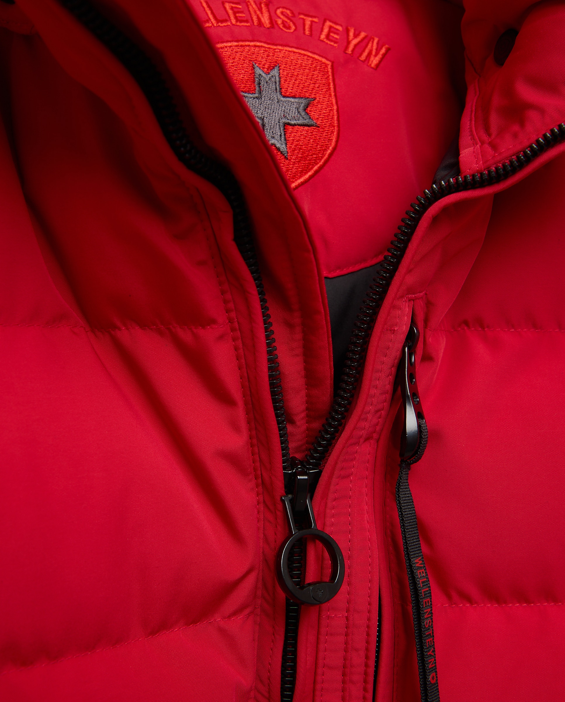 Parka de hombre acolchada con capucha desmontable - Wellensteyn - Rojo Rojo-6