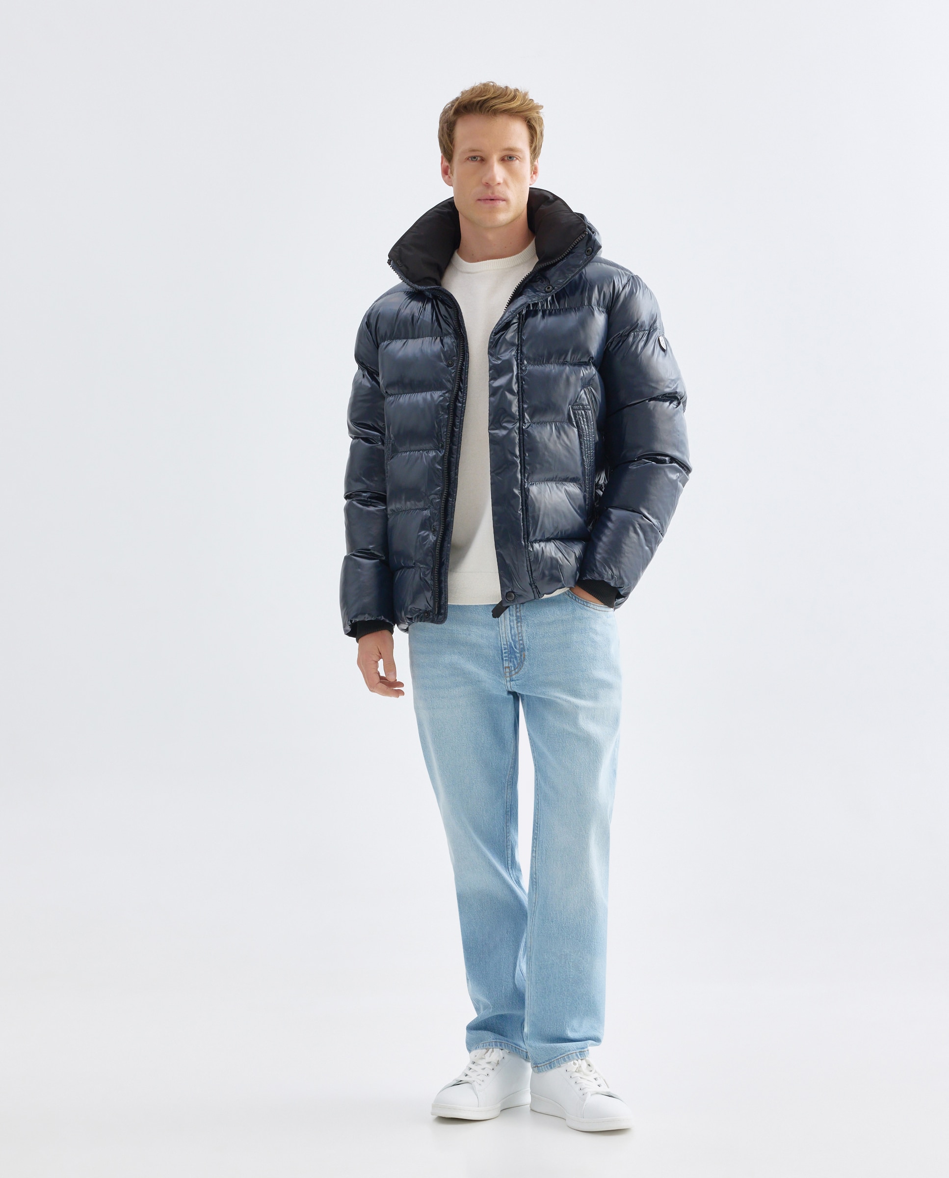 Plumífero de hombre acolchada con capucha desmontable - Wellensteyn - Azul marino Azul marino-2