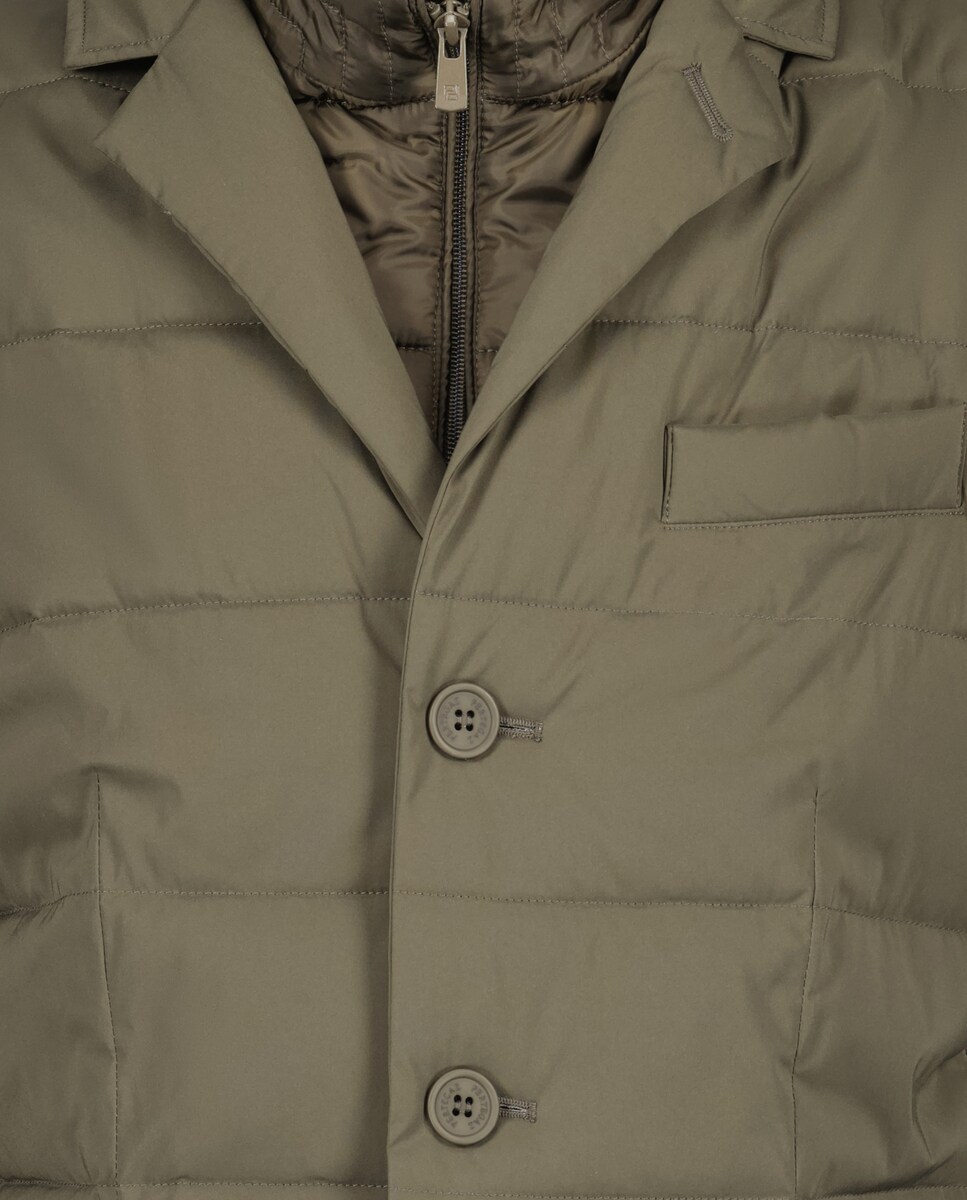 Blusão Tipo Falso Blazer Verde-escuro-6