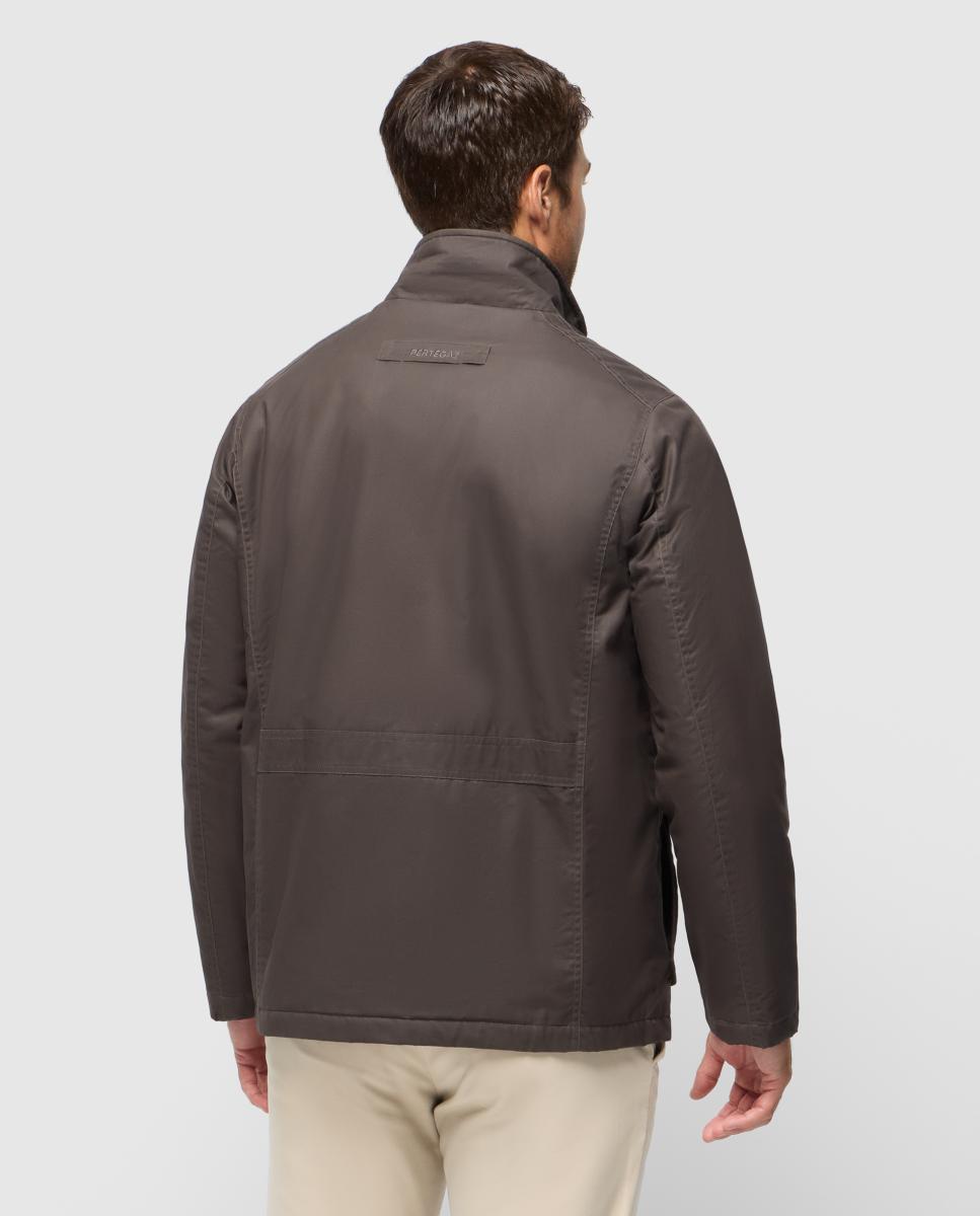 Imagen 2 de Chaquetón de hombre encerado - Pertegaz - Verde oscuro Verde oscuro