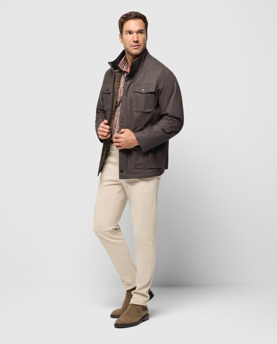 Imagen 5 de Chaquetón de hombre encerado - Pertegaz - Verde oscuro Verde oscuro
