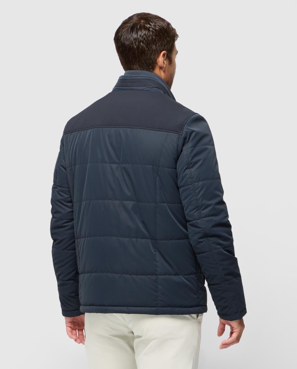 Parka Acolchoada com Quatro Bolsos Cinzento-escuro-2
