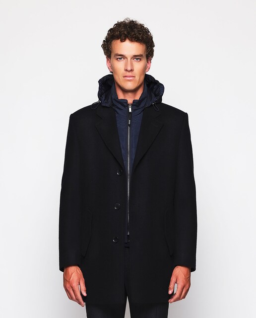 Imagem 0 de Casacão Regular Fit com Capuz Desmontável