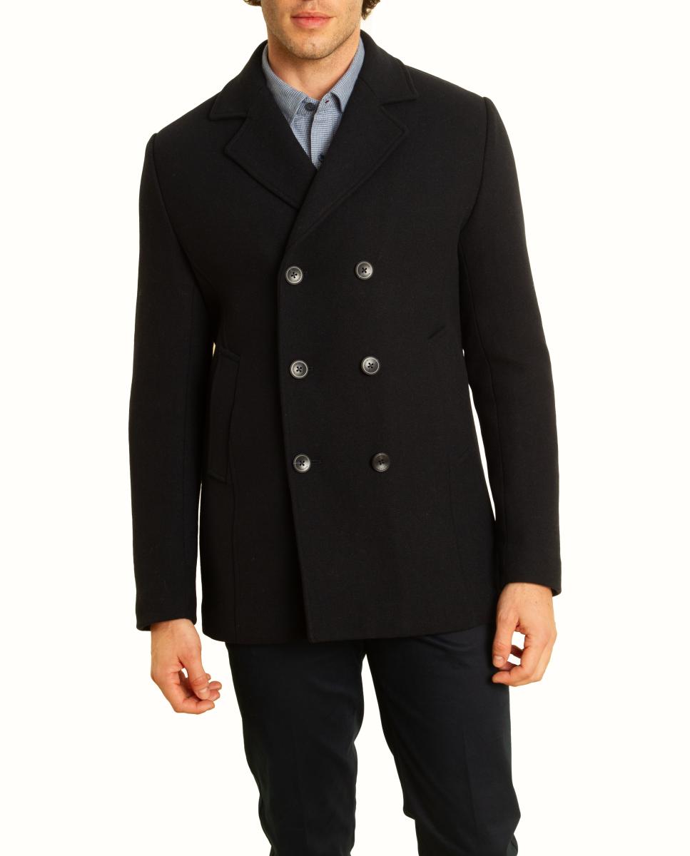 Abrigo estilo Pea Coat - Roberto Torretta - Azul marino Azul marino-3