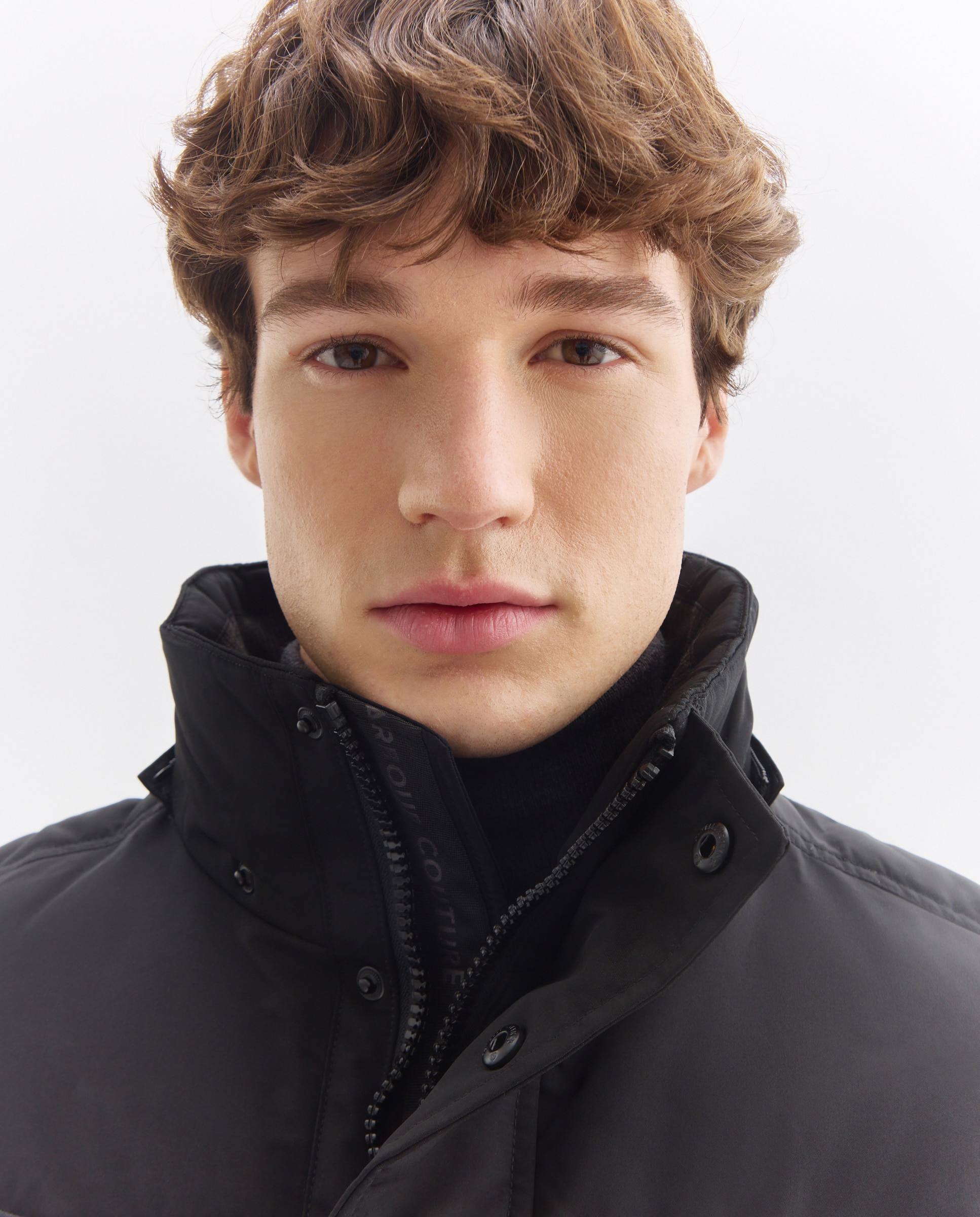 Parka de hombre acolchada con capucha desmontable - Wellensteyn - Negro Negro-3