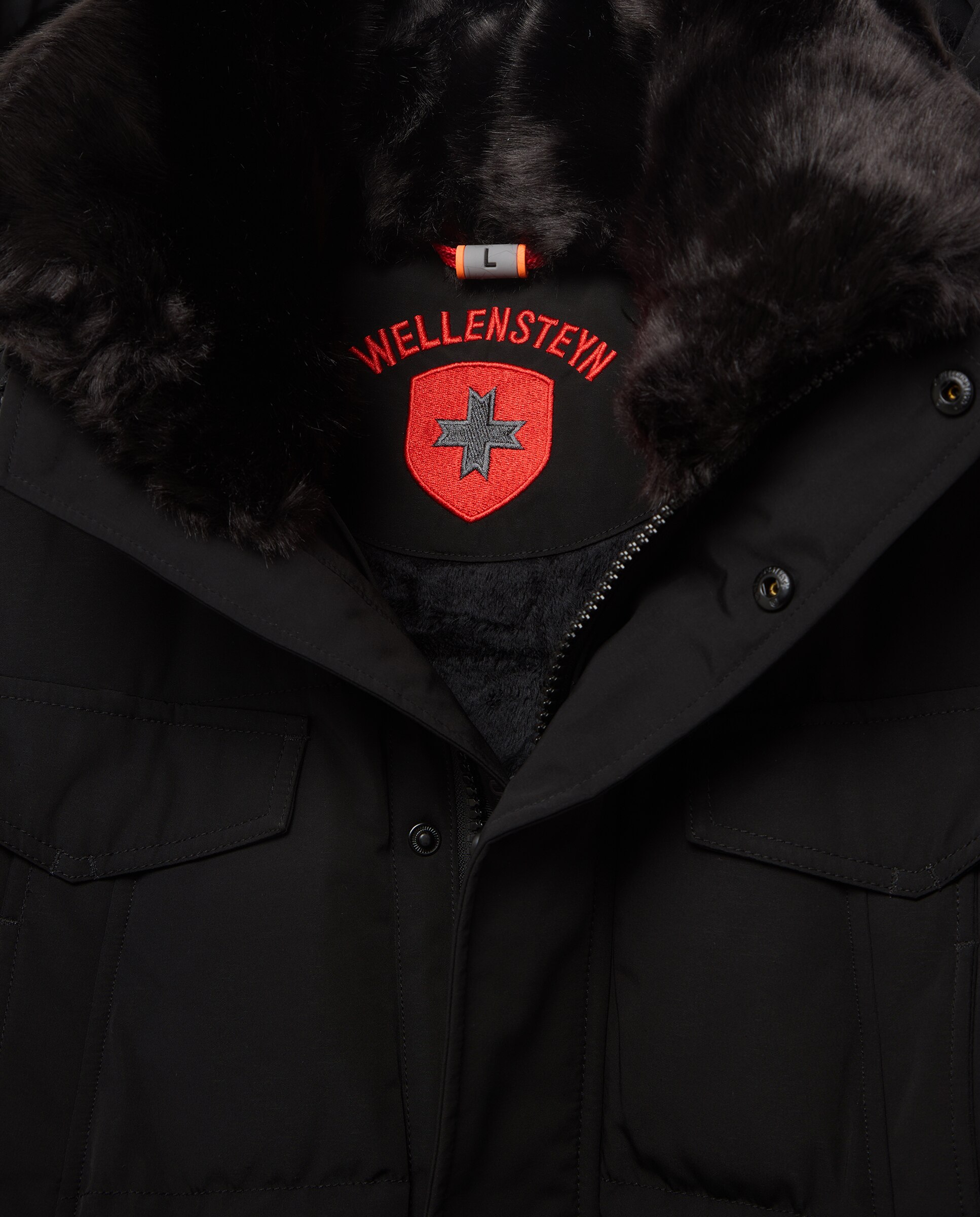 Parka de hombre acolchada con capucha desmontable - Wellensteyn - Negro Negro-6