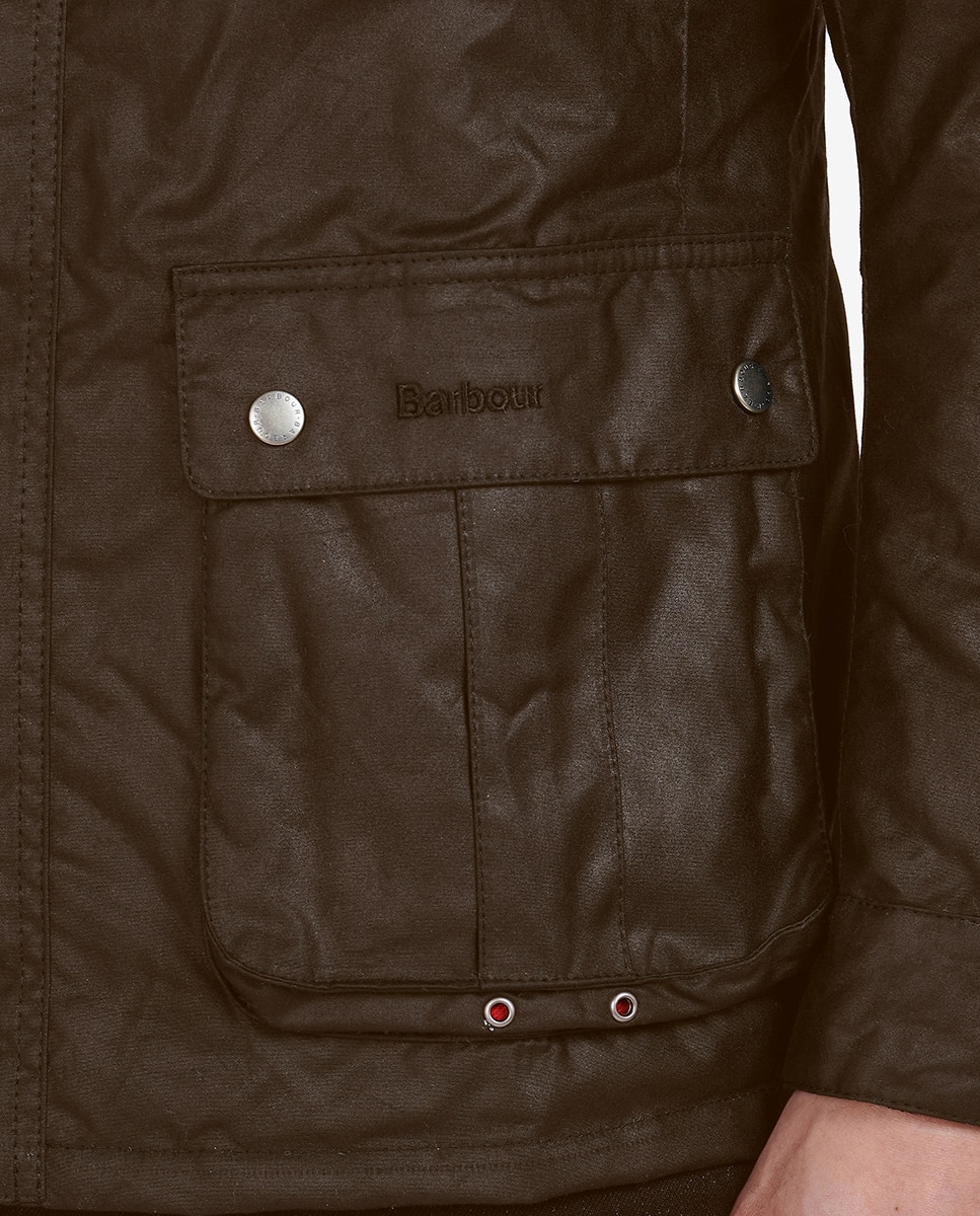 Imagen 5 de Chaqueta de abrigo de hombre Barbour encerada - Marrón Marrón