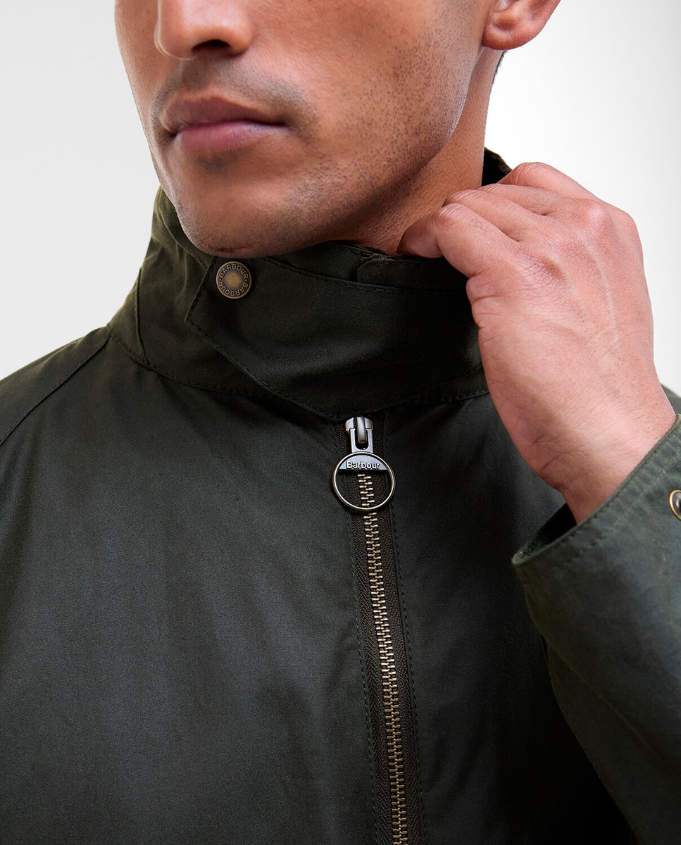 Imagen 4 de Chaqueta encerada y forro tartan - Barbour - Verde Verde