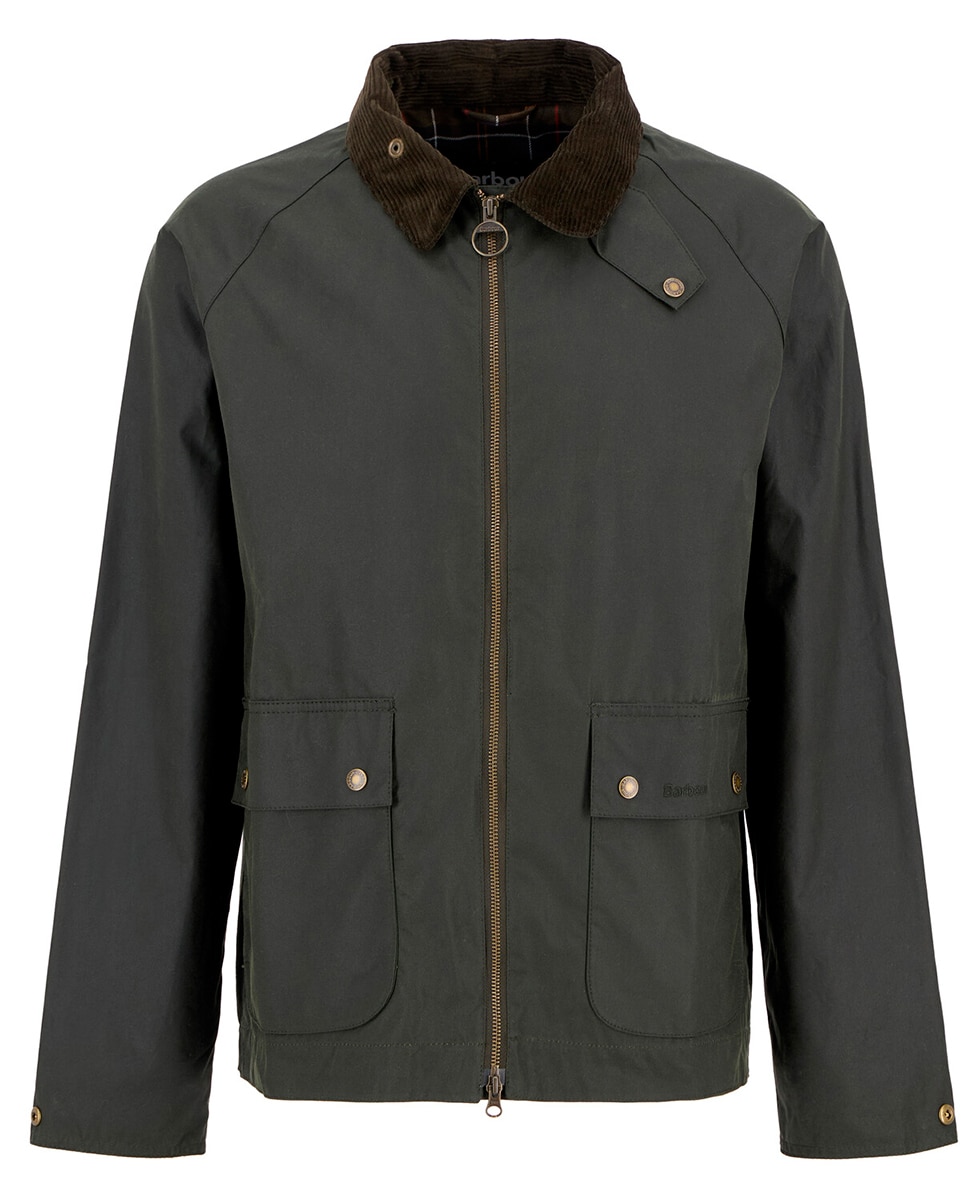 Imagen 9 de Chaqueta encerada y forro tartan - Barbour - Verde Verde