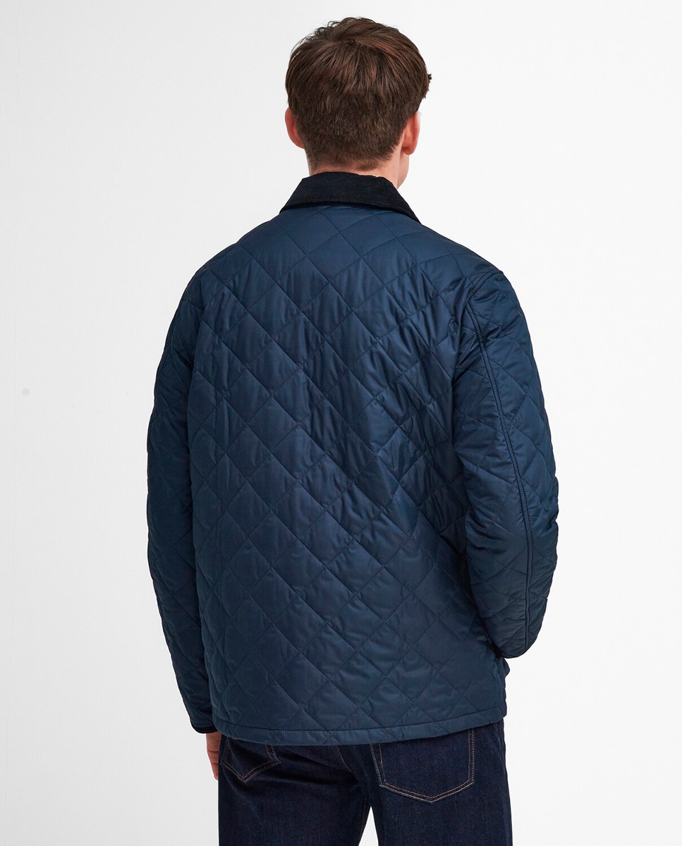 Chaqueta acolchada con cierre frontal de cremallera y corchetes. - Barbour - Azul Azul-2