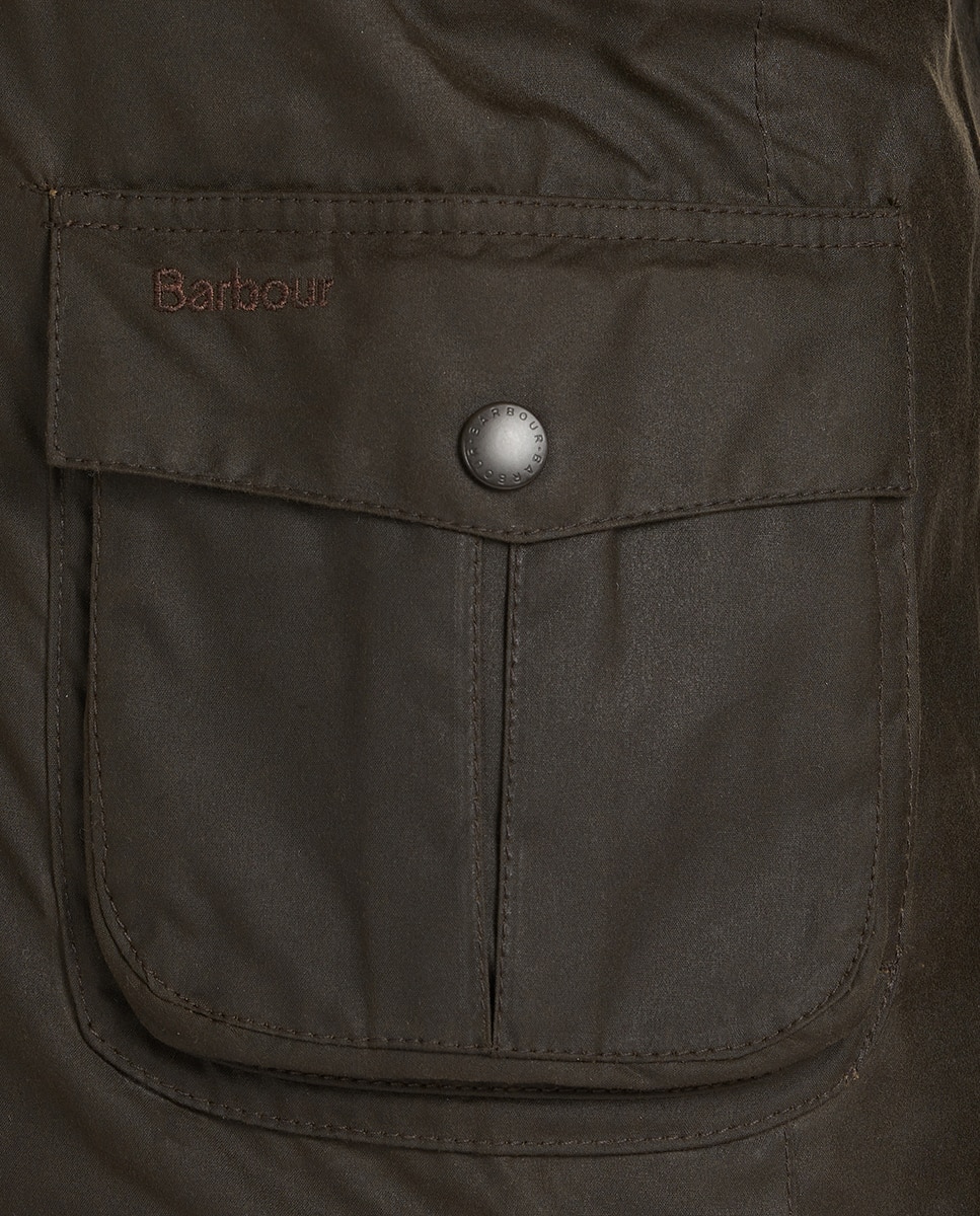Imagen 5 de Chaqueta encerada de 170 g con tartán y forro de nailon. - Barbour - Verde Verde
