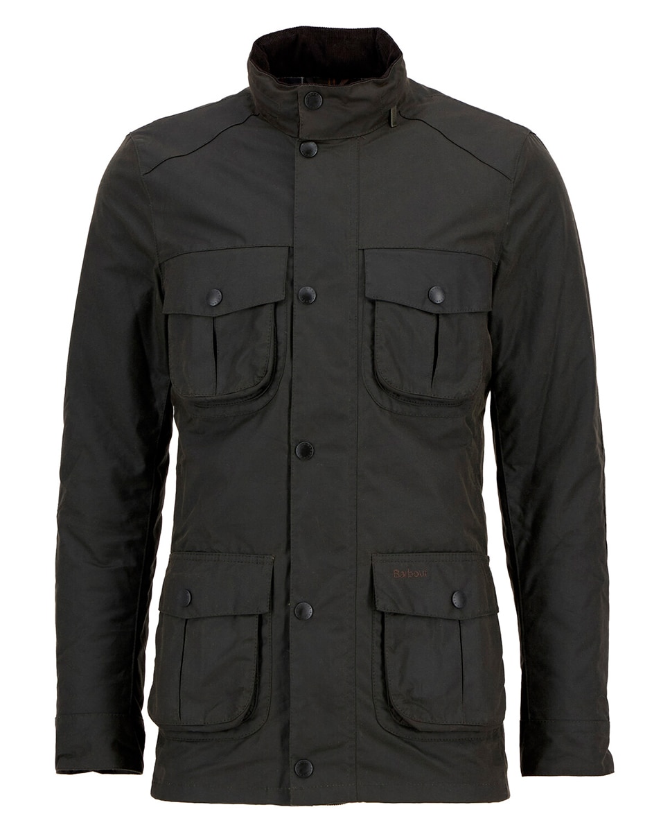 Imagen 6 de Chaqueta encerada de 170 g con tartán y forro de nailon. - Barbour - Verde Verde