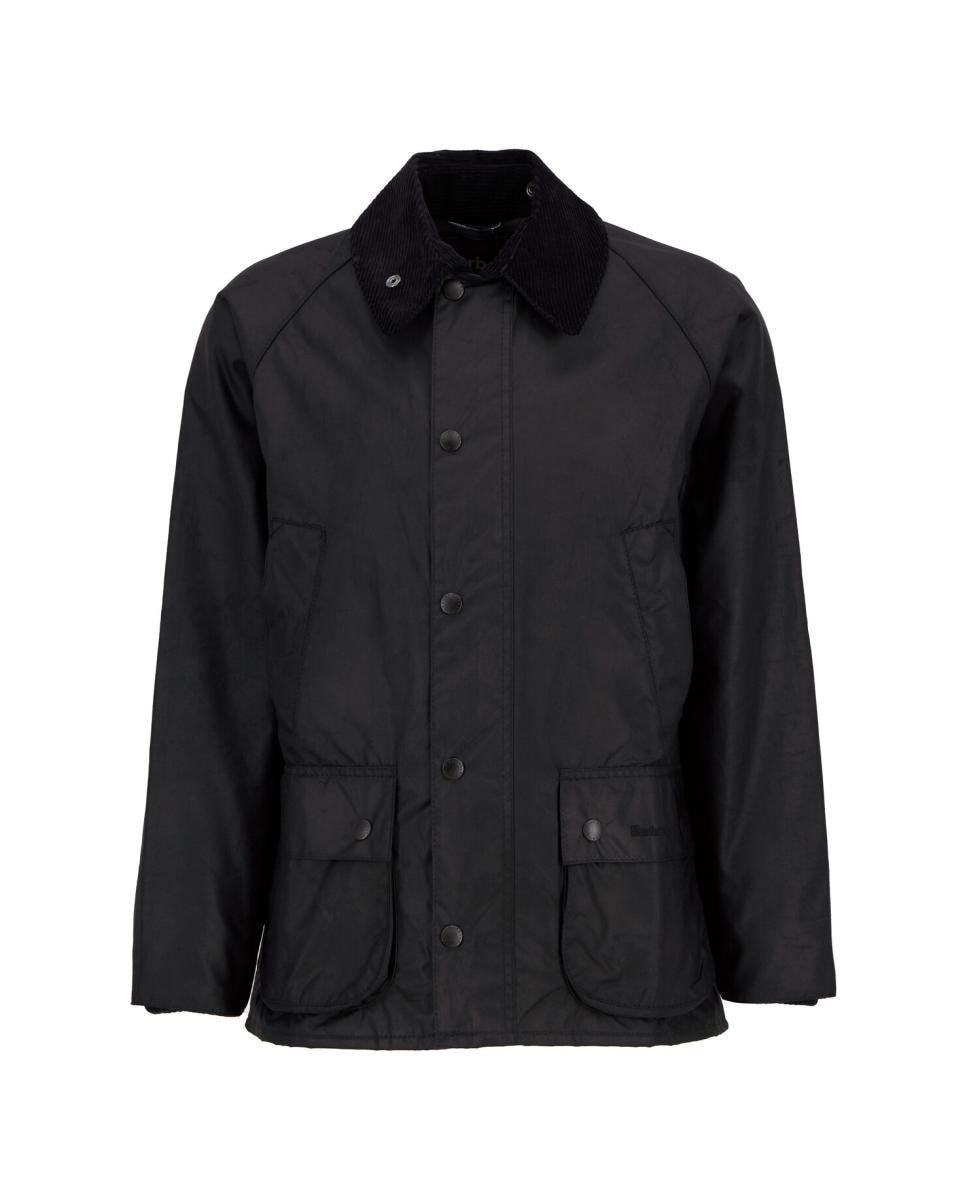 Imagen 6 de Chaqueta clásica encerada con mangas raglán. - Barbour - Negro Negro