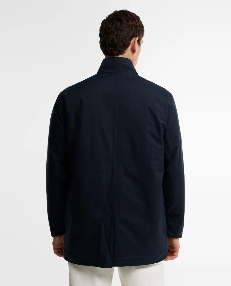 Imagen 2 de Gabardina acolchada encerada impermeable. - Barbour - Azul Azul