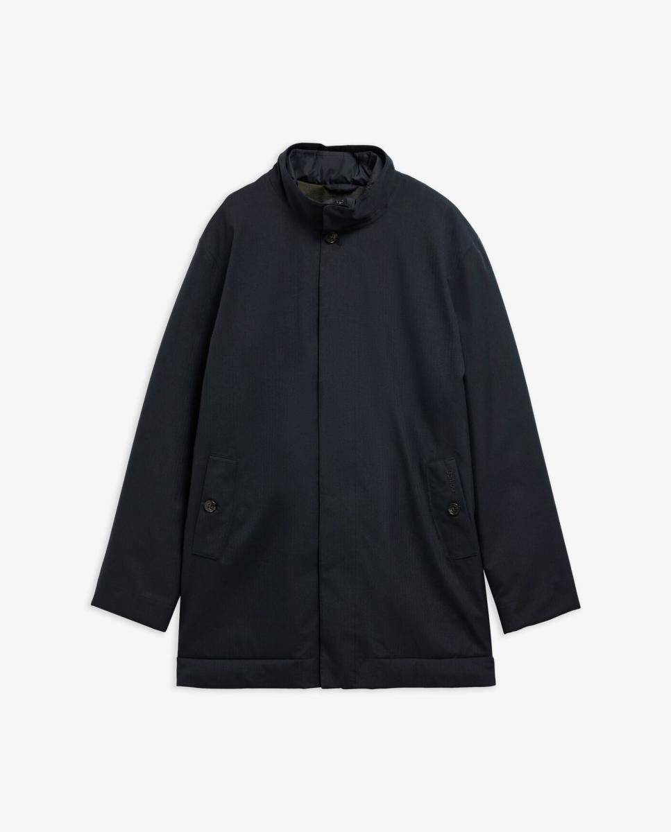 Imagen 6 de Gabardina acolchada encerada impermeable. - Barbour - Azul Azul