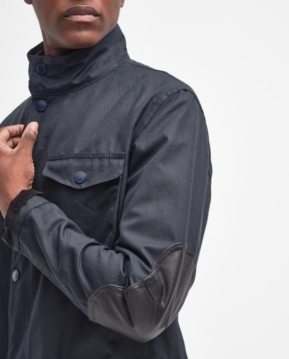 Imagen 3 de Chaqueta encerada gruesa de cuatro bolsillos. - Barbour - Azul Azul