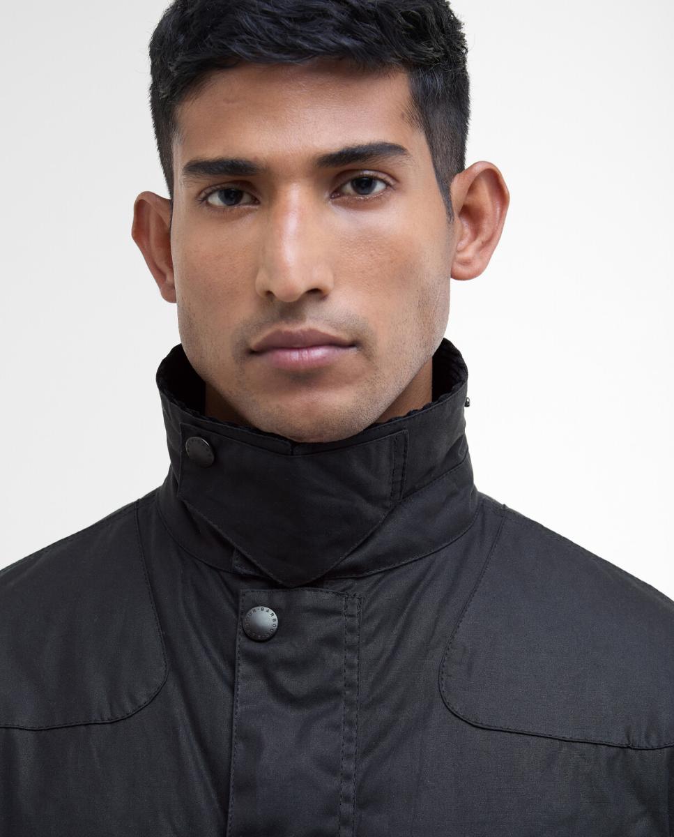 Imagen 4 de Chaqueta encerada de 170 g con forro de tartán. - Barbour - Azul Azul