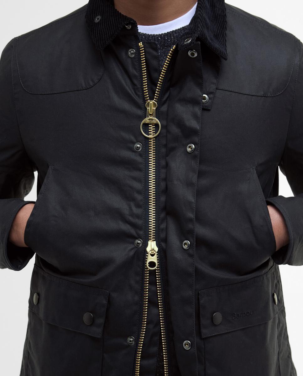 Imagen 5 de Chaqueta encerada de 170 g con forro de tartán. - Barbour - Azul Azul