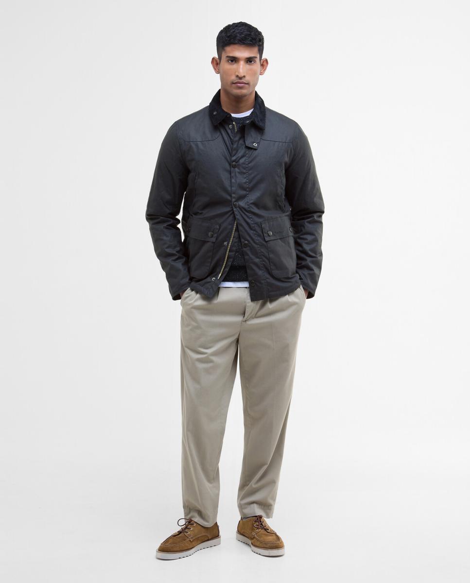 Imagen 9 de Chaqueta encerada de 170 g con forro de tartán. - Barbour - Azul Azul