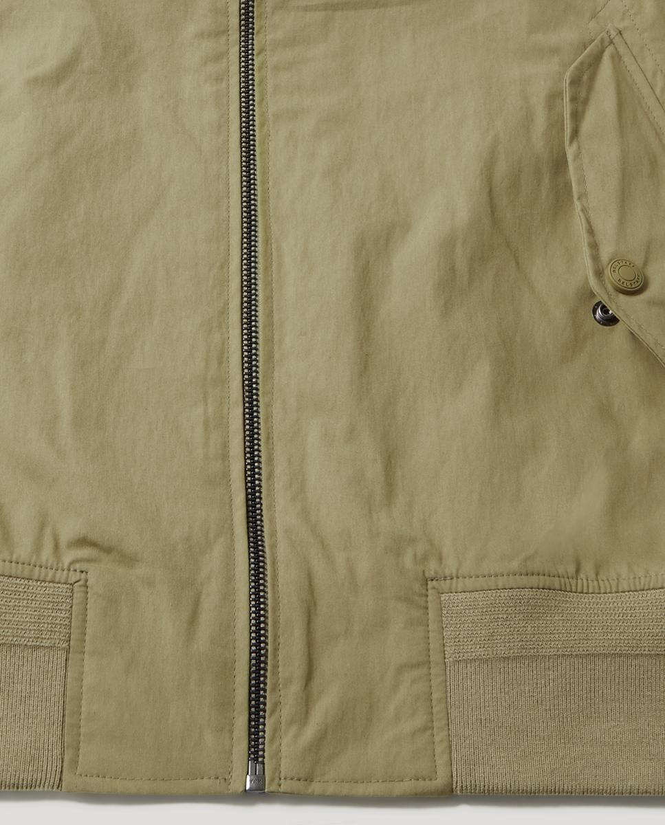 Blusão Tipo Bomber com Dois Bolsos Verde-3