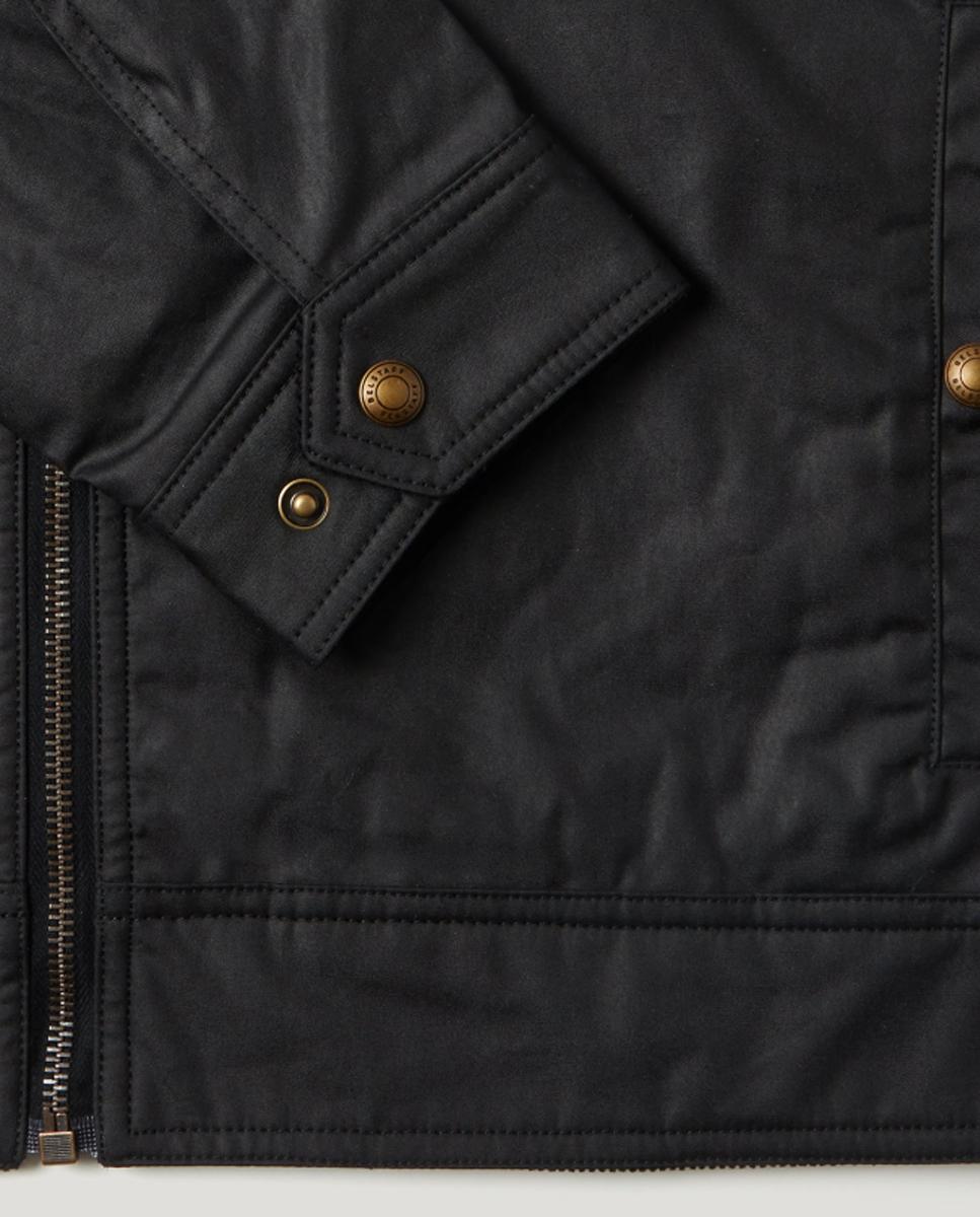 Imagen 3 de Cazadora de hombre motera con cierre corchete cuello - Belstaff - Negro Negro