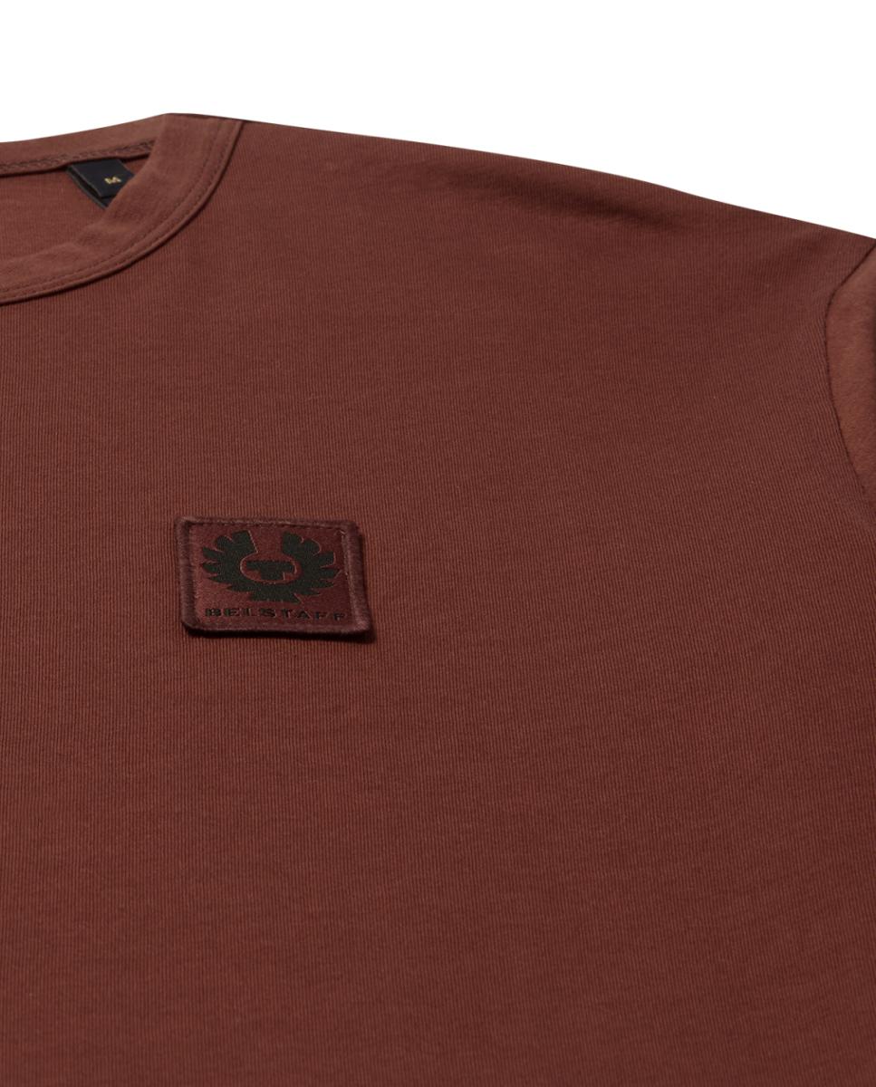 Imagen 2 de CAMISETA BASICA LOGO - Belstaff - Granate Granate