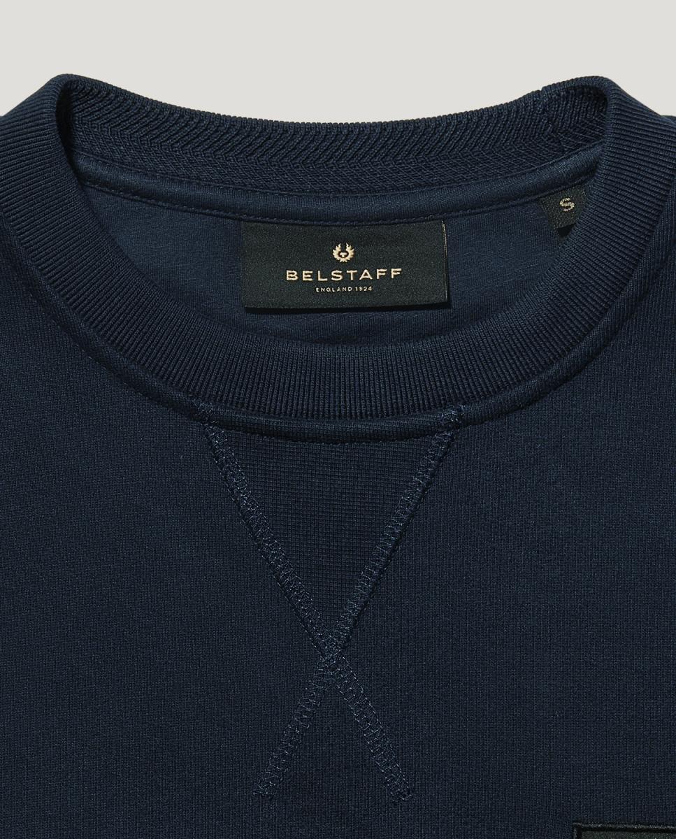 Sweatshirt Lisa com Manga Comprida Azul-marinho-2