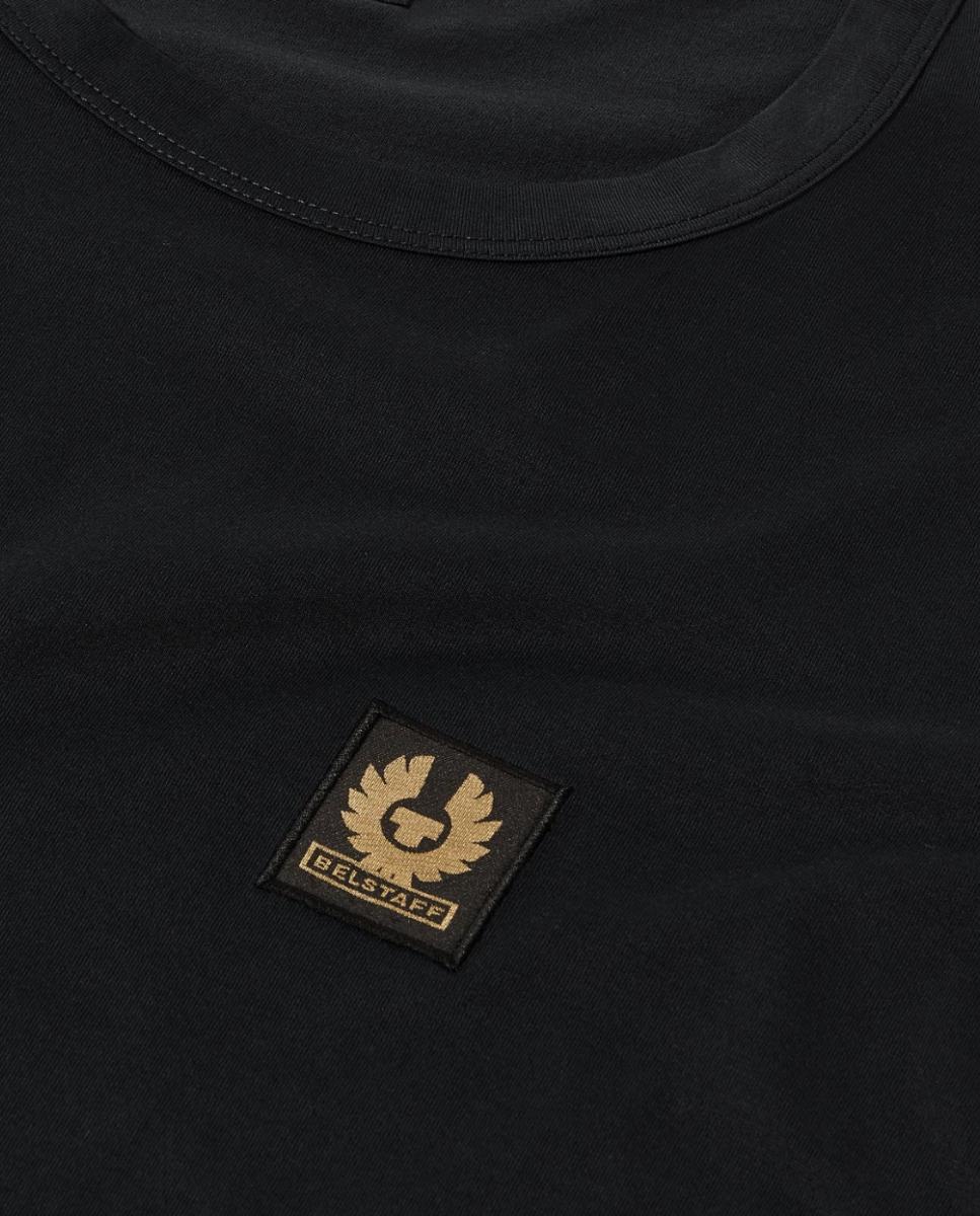 T-shirt Básica com Logótipo Preto-2