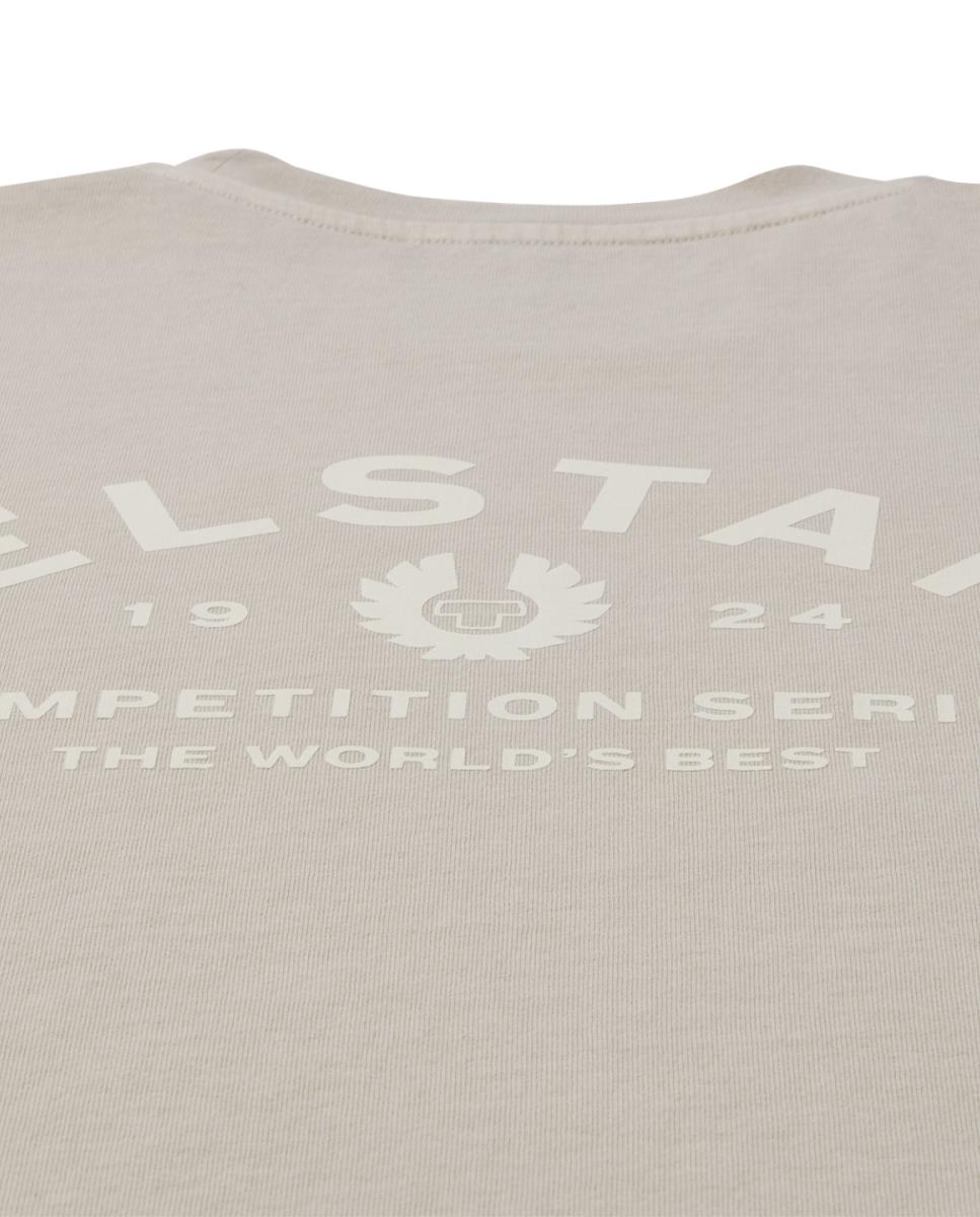 T-shirt Over Logo Cinzento-claro-4