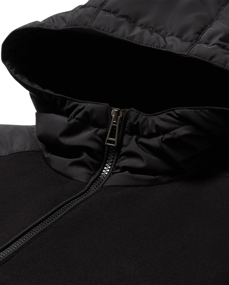 Imagen 3 de CARDIGAN HIBRIDO CON CAPUCHA - Belstaff - Negro Negro