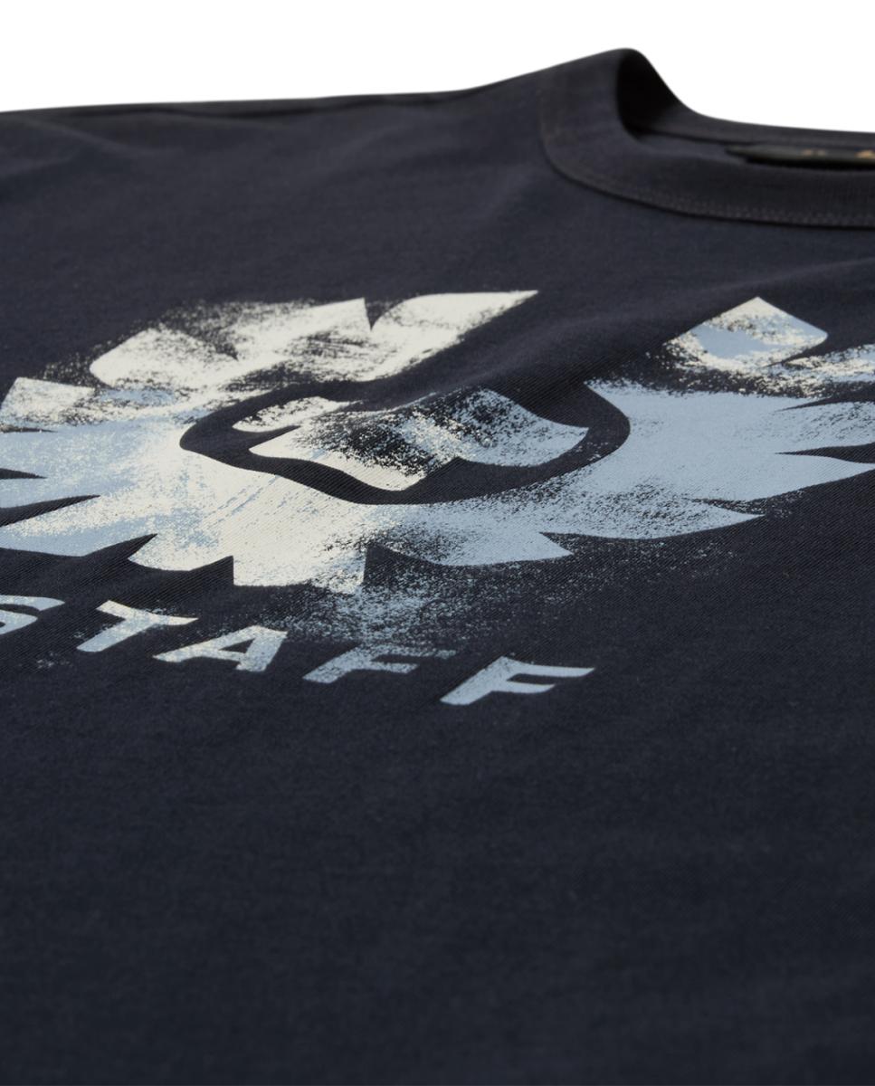 CAMISETA LOGO GRANDE FRONTAL - Belstaff - Azul marino Azul marino-2