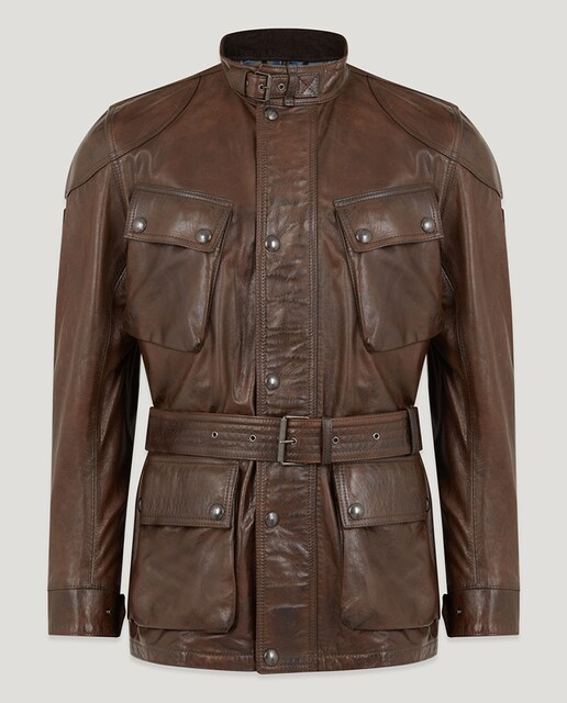 Imagem 0 de Casaco em Pele 3/4 com Cinto