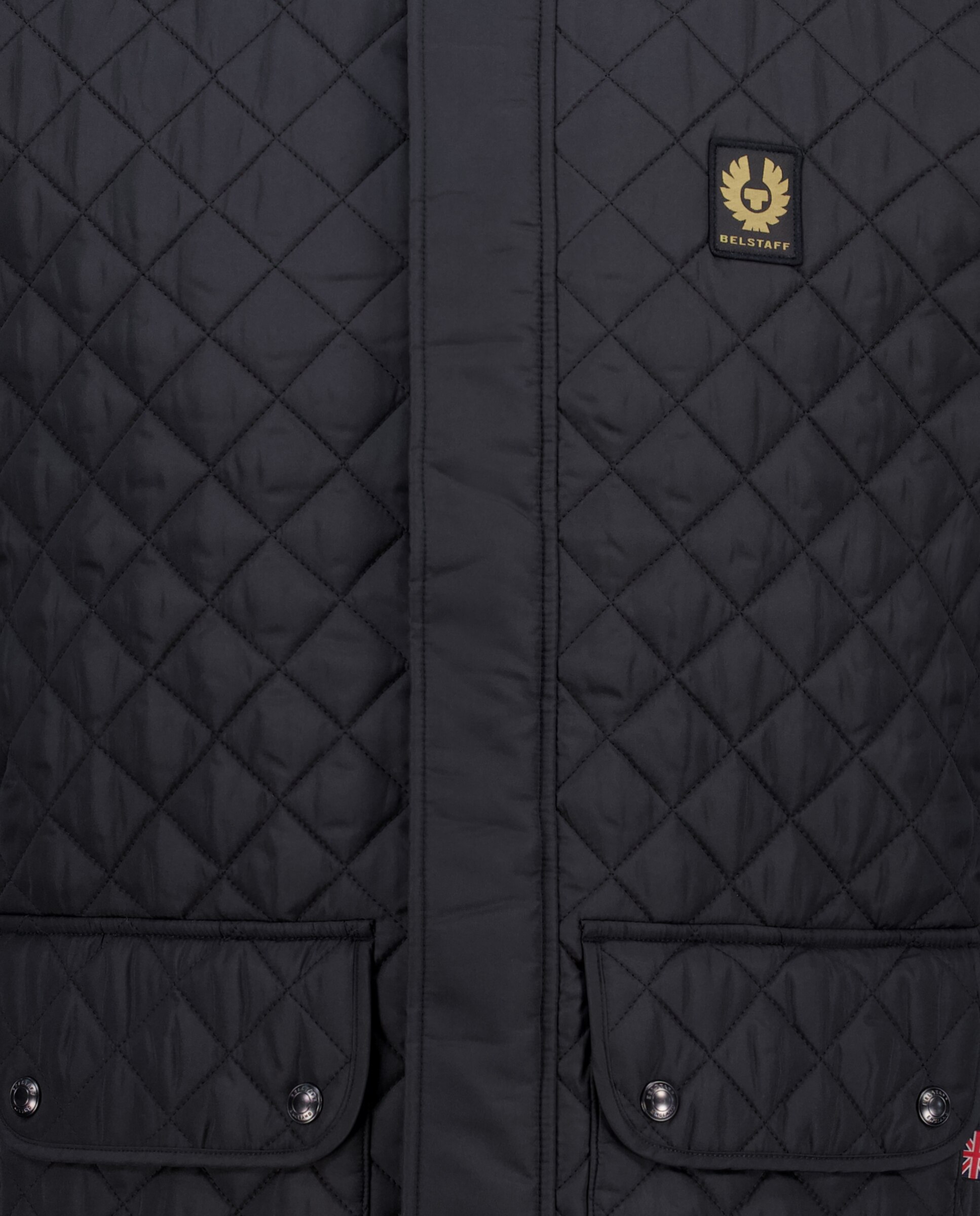 Chaleco de hombre acolchado con dos bolsillos - Belstaff - Negro Negro-5