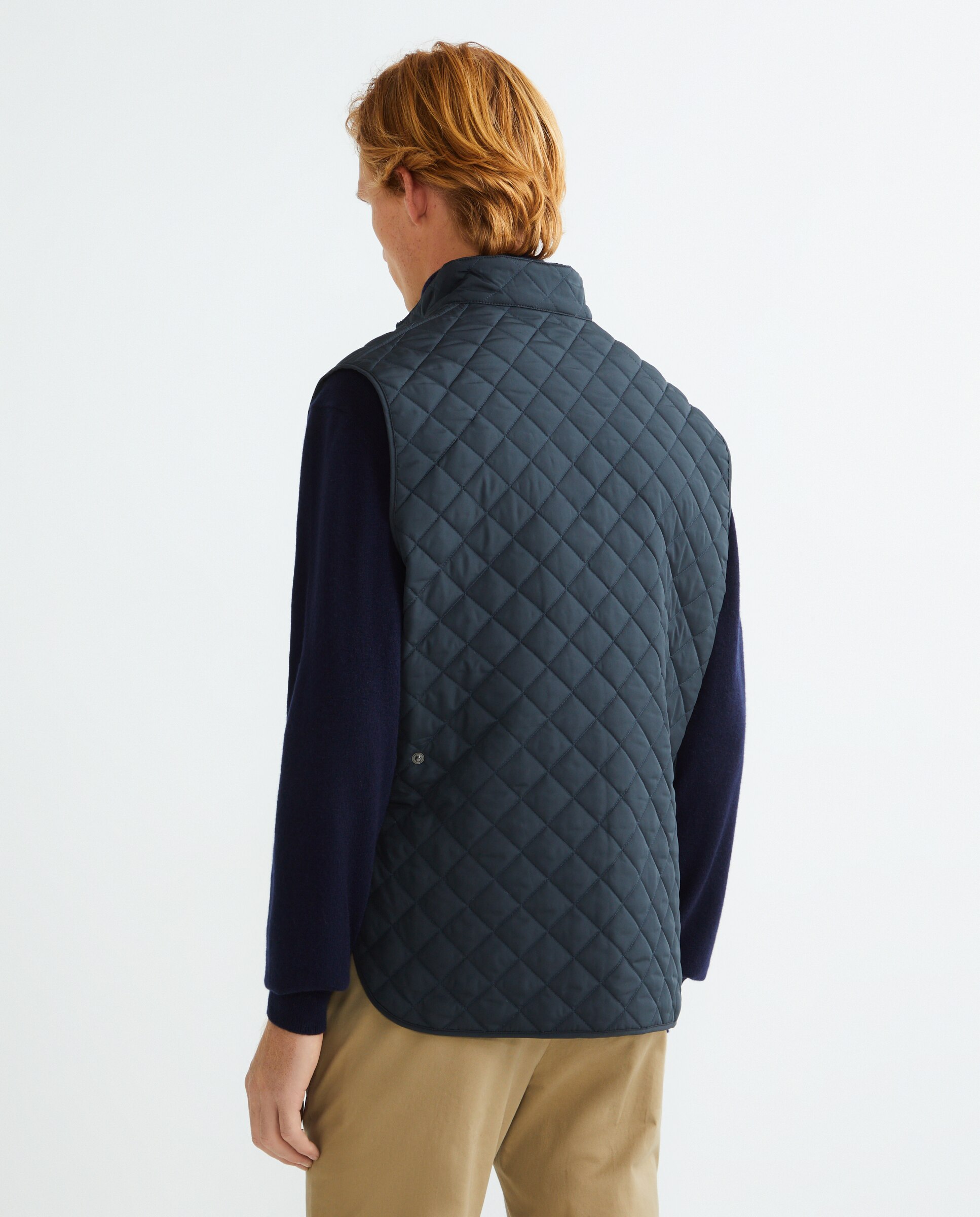 Chaleco de hombre acolchado con dos bolsillos - Belstaff - Azul marino Azul marino-3