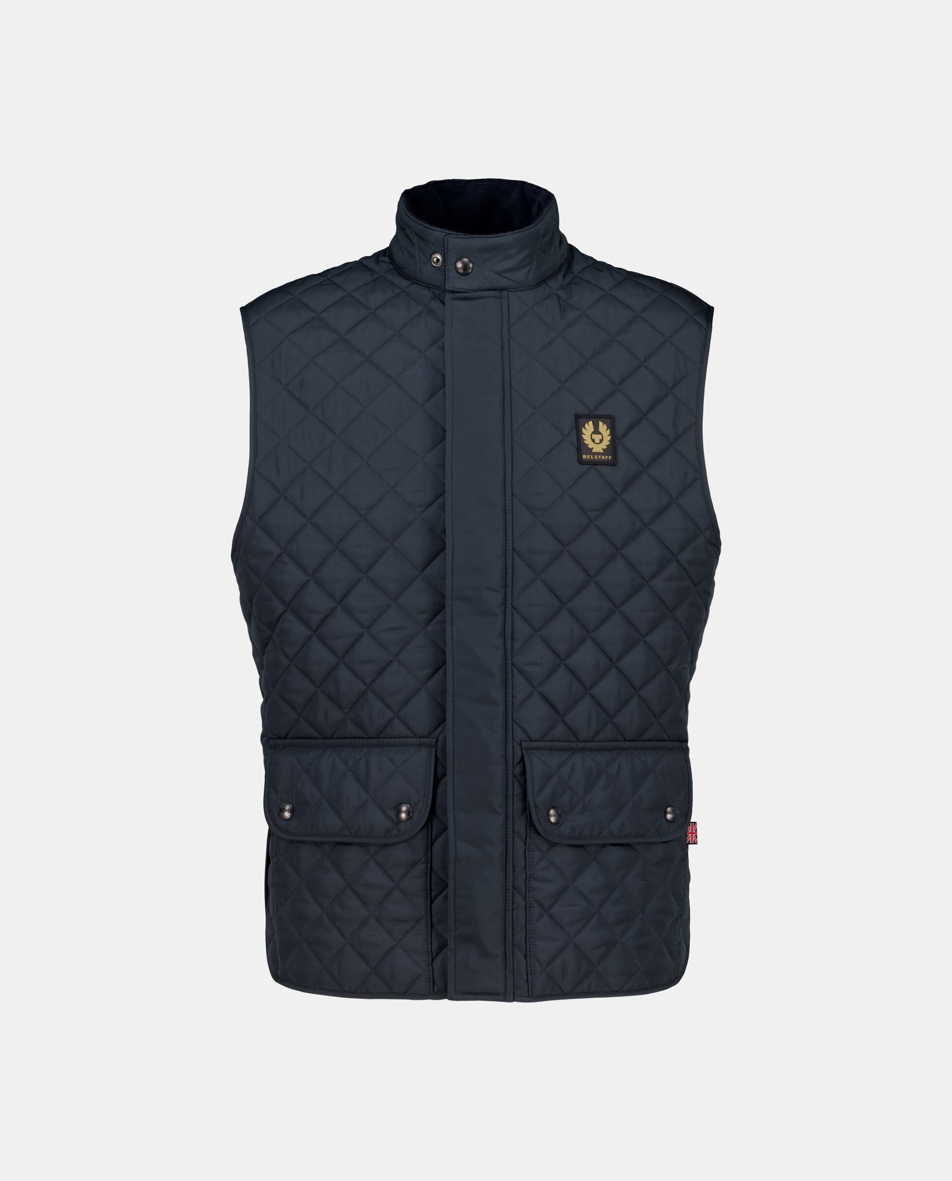 Chaleco de hombre acolchado con dos bolsillos - Belstaff - Azul marino Azul marino-4