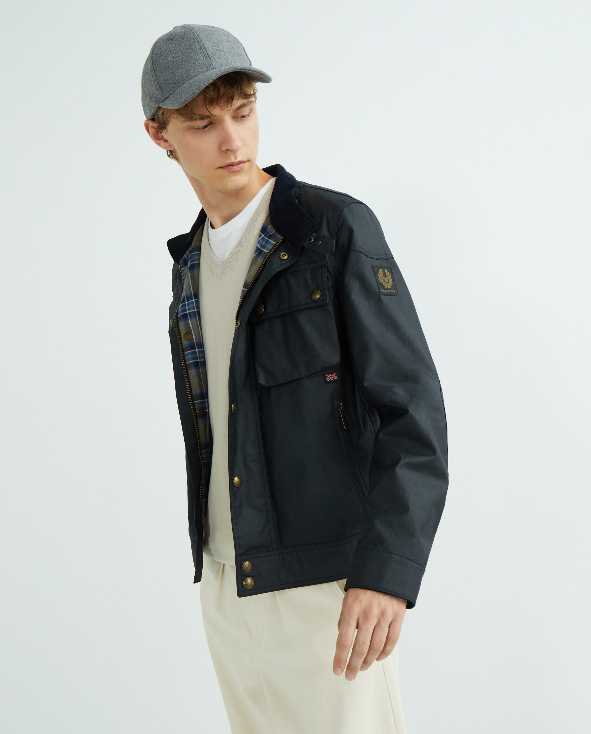 Imagem 0 de Blusão Biker Encerado de Algodão