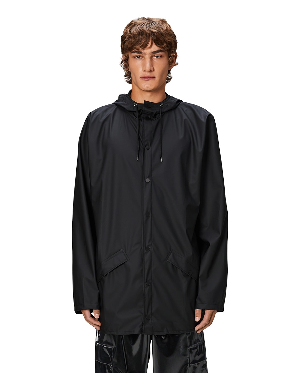 Parka de hombre corta lluvia - Rains - Negro Negro-1