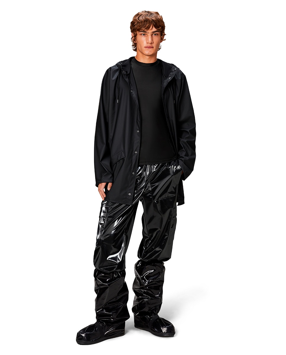 Parka de hombre corta lluvia - Rains - Negro Negro-4