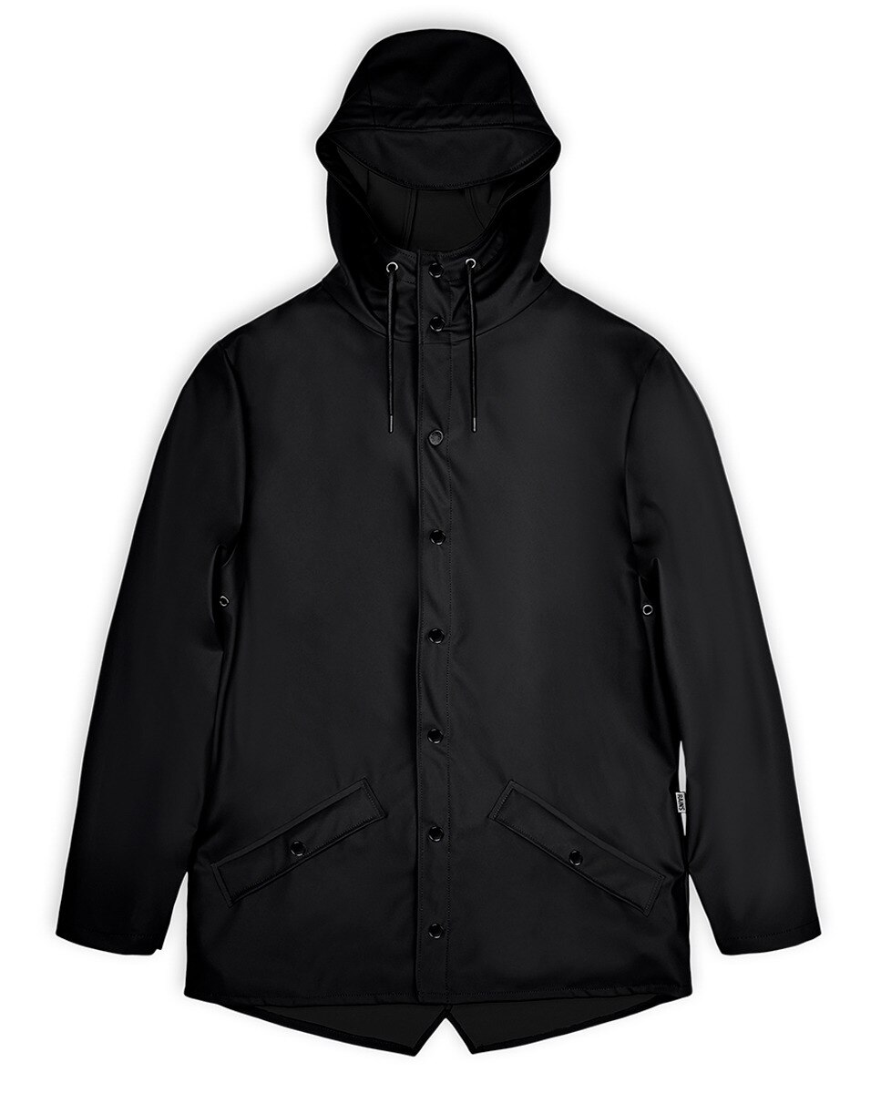 Parka de hombre corta lluvia - Rains - Negro Negro-3