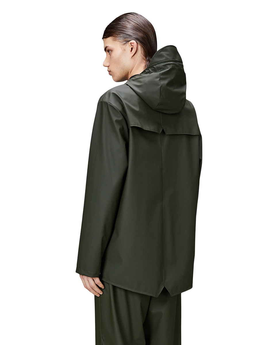 Parka de hombre corta lluvia - Rains - Verde militar Verde militar-2