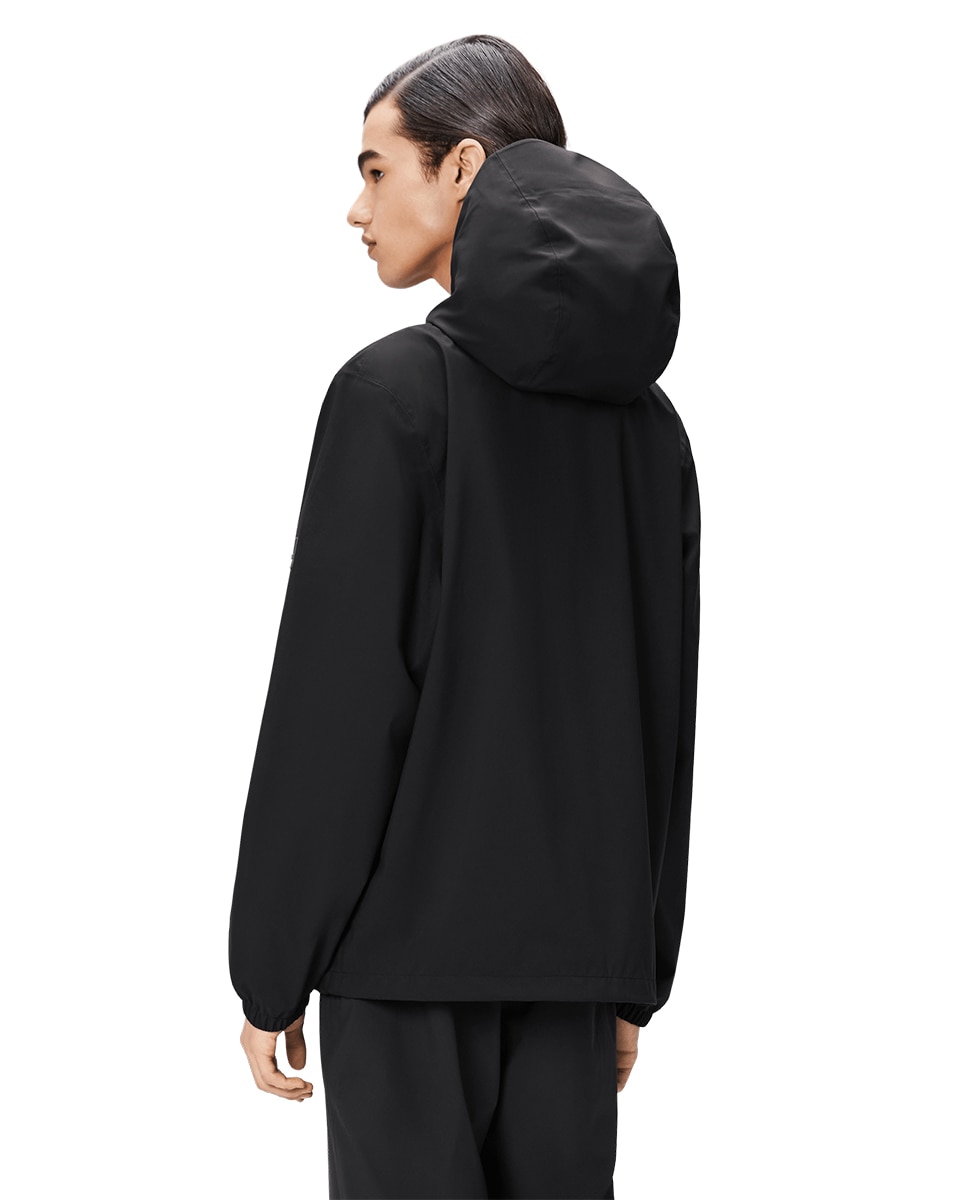 Casaco Impermeável Hardshell com Bolsos Pocket Jacket Preto-2