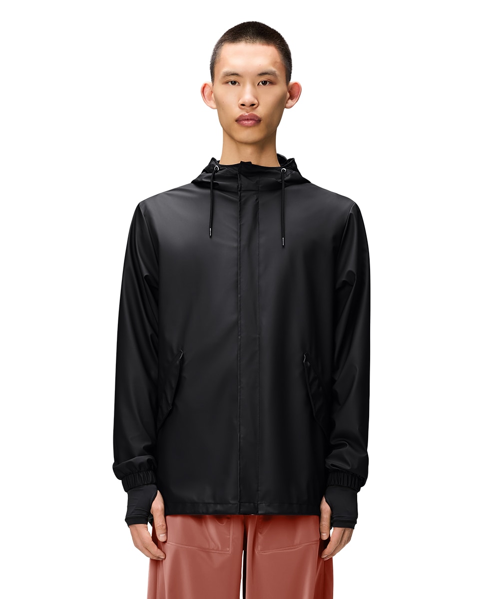 Parka de hombre corta lluvia - Rains - Negro Negro-1