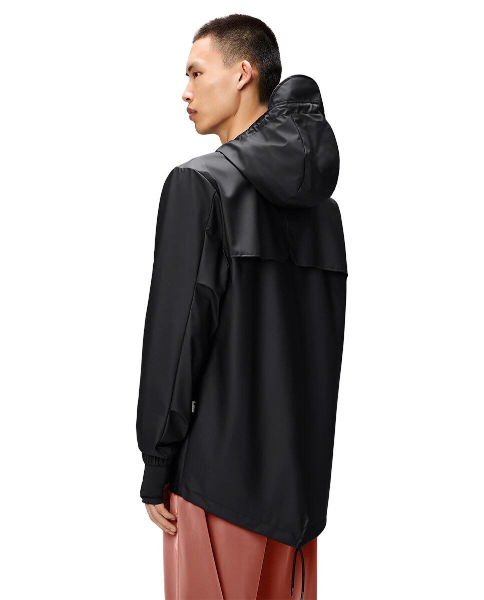 Parka de hombre corta lluvia - Rains - Negro Negro-2