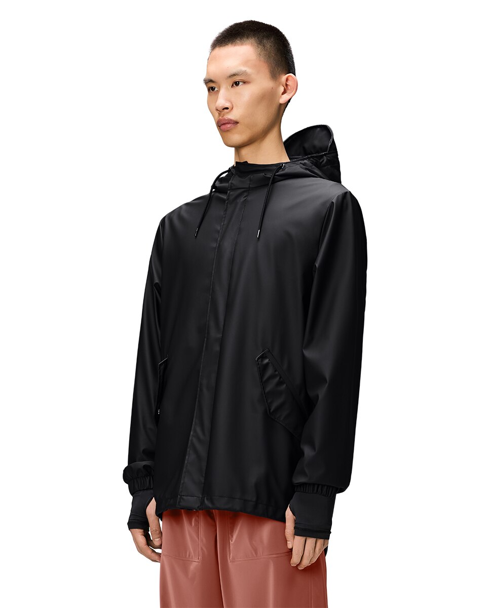 Parka de hombre corta lluvia - Rains - Negro Negro-3