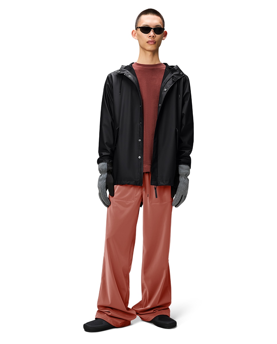 Parka de hombre corta lluvia - Rains - Negro Negro-5