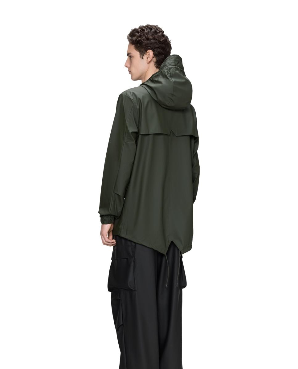 Parka de hombre corta lluvia - Rains - Verde oscuro Verde oscuro-2