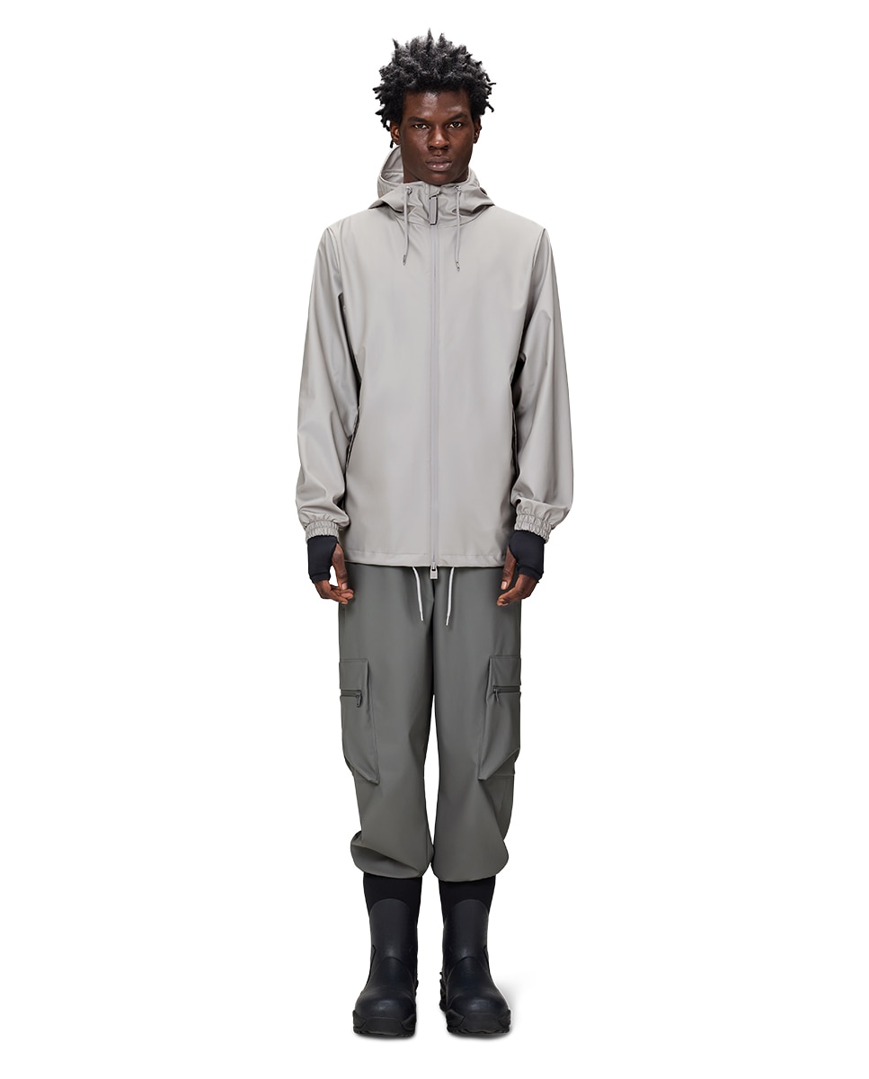 Imagem 0 de Parka Curta de Chuva com Aba e Fecho de Correr