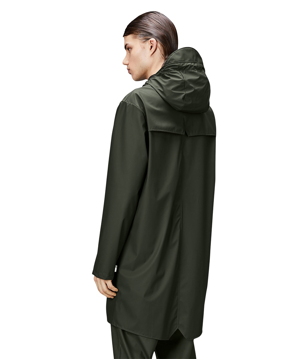 Imagen 2 de Chubasquero de hombre largo - Rains - Verde militar Verde militar